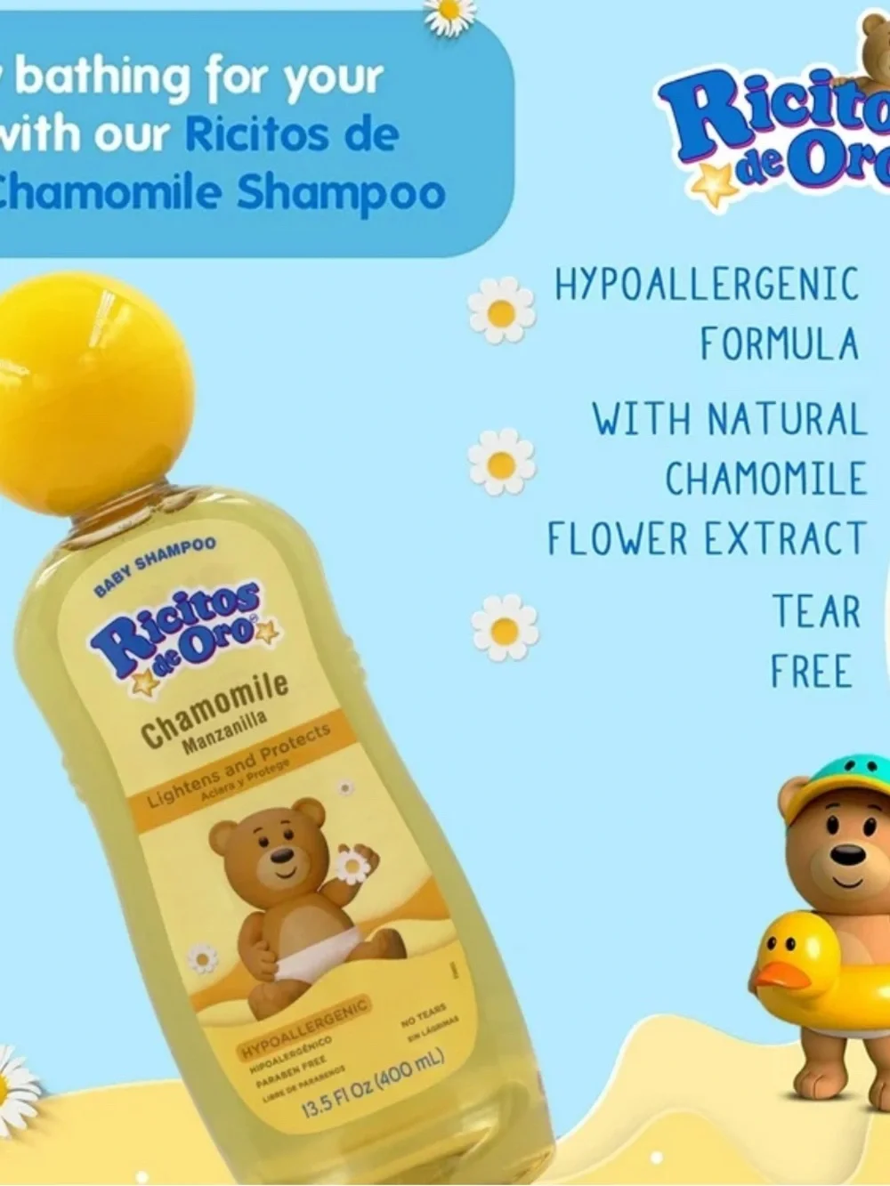 Chamomile Baby Shampoo & Wipes - Yellow